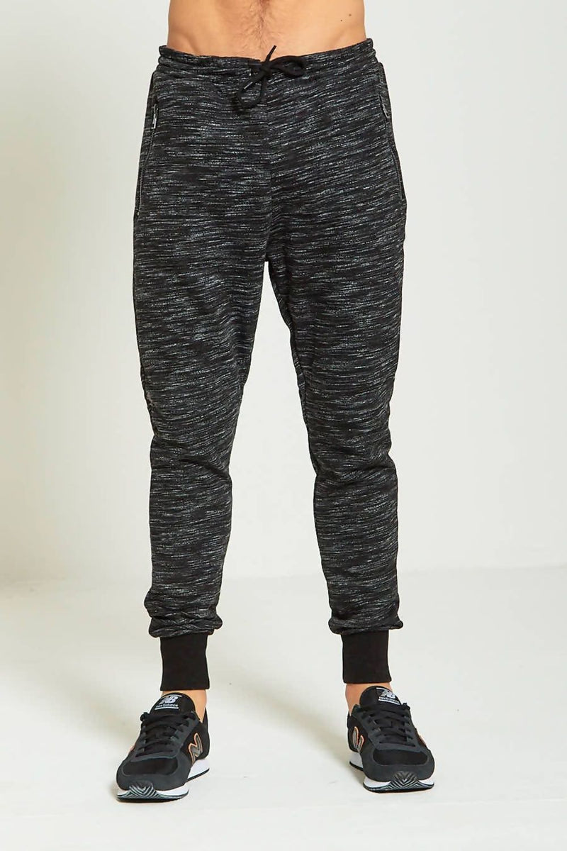 Buy Black Space Printed Cotton Joggers Online