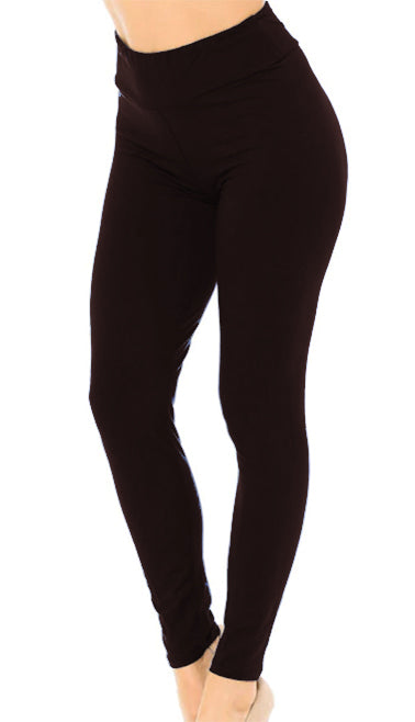 3 High Waisted Buttery Soft Solid Basic Leggings – COMFY TRENDS